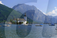 Ort Castle in the Town of Gmunden on Lake Traunsee, Salzkammergut, Upper Austria, Austria