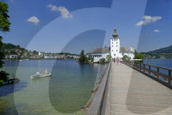 Ort Castle in the Town of Gmunden on Lake Traunsee, Salzkammergut, Upper Austria, Austria