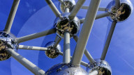 Atomium in the Urban District of Laeken, Brussels, Brabant, Belgium