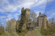 Kasselburg Castle near Pelm, Eifel, Rhineland-Palatinate, Germany
