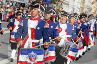 Traditional Costume Parade on occasion of the Oktoberfest, Munich, Upper Bavaria, Bavaria, Germany