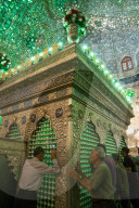 One of the holiest Shiite sites, Aramgah-e Shah-e Cheragh (Mausoleum of the King of Light), Shiraz, iran