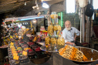 Food stall, Darband, Northern Tehran, Iran