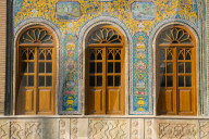Ceramic tilework, Golestan Palace, Tehran, Iran