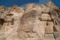 Tombs of Ataxerxes I and Darius the Great, Naqsh-e Rostam Necropolis, near Persepolis, Iran
