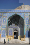 Entrance of Sheikh Lotfollah Mosque, Isfahan, Iran