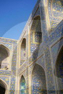 Courtyard walls, Imam Mosque, Isfahan, Iran
