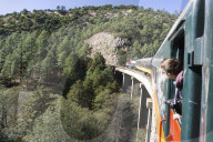 The el Chepe railway from Fuerte to Creel along the Copper canyon.