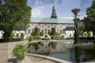 Library gardens, Slotsholmen, Copenhagen, Denmark