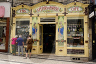 Highly decorated shop, Porto also know as Oporto, Portugal