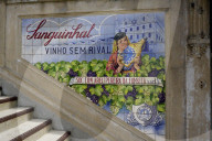 Advertising tiles,Porto, Portugal