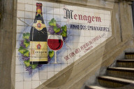 Advertising tiles,Porto, Portugal