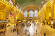 busy marble concourse departure hall of Grand Central Terminal, Grand central station, Manhattan, New York, North America, USA