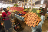 Africa, Rwanda, Kigali, fresh produce market