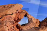 Natural Arch, Valley of Fire State Park, Overton, Nevada, USA
