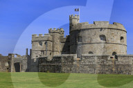 Henry VIII's Fort in Pendennis Castle, Falmouth, Cornwall, England, United Kingdom
