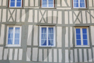 Timber framed house, Old Town, Rouen, Normandy, France, Europe