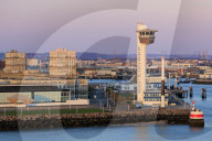 Port Control Tower, Le Havre, Normandy, France, Europe