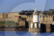 Castle Breakwater Lighthouse, St. Peter Port, Guernsey, Channel Islands, Europe