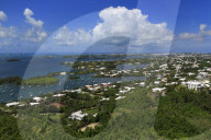 View from Gibbs Hill Lighthouse, Southampton Parish, Bermuda