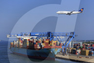 Container Port, Boston, Massachusettes, New England, USA