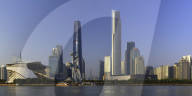 Skyline of Tianhe, Guangzhou, Guangdong, China