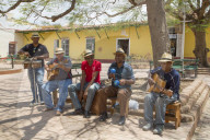 Street Musicians, Trinidad, UNESCO World Heritage Site, Sancti Spiritus, Cuba