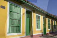 Traditional Windows and Doorways, Trinidad, UNESCO World Heritage Site, Sancti Spiritus, Cuba