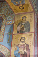 Interior Fresco Paintings, St. Sophia Cathedral, Kremlin, UNESCO World Heritage Site, Veliky Novgorod, Novgorod Oblast, Russia