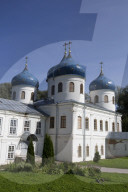 Cross Exaltation Cathedral, Yuriev Monastery, UNESCO World Heritage Site, Veliky Novgorod, Novgorod Oblast, Russia