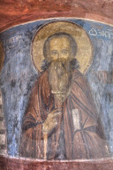 Frescos, Cathedral of the Nativity, Zverin Monastery, UNESCO World Heritage Site, Veliky Novogrod, Novgorod Oblast, Russia