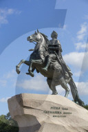The Bronze Horseman Monument, St Petersburg, UNESCO World Heritage Site, Russia