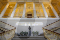 Grand Staircase, Russian Museum (Mikhailovsky Palace), St Petersburg, UNESCO World Heritage Site, Russia