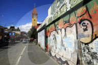 Street scene in Ushuaia, Tierra del Fuego, Argentina