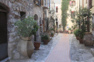 Village of La Turbie, Alpes-Maritimes, Cote d'Azur, French Riviera, Provence, France, Europe