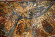 Panagia tis Asinou byzantine church. Frescoes.
