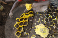Innocent Mbabazi runs a tree nursery. He received 2 loans from ENCOT microfinance.