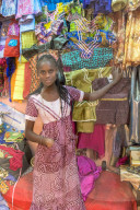 Market in Saint Louis. Senegal.