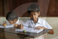 Arrupe Karuna Krom outreach program run by the Catholic church (jesuits) in Battambang, Cambodia. Rural school.