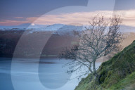 UK, England, Cumbria, Lake District, Derwentwater from Cat Bells
