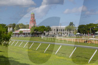 Savannah Racecourse and Garrison Clock Tower, Christ Church, Barbados, West Indies, Caribbean, Central America