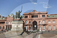 Casa Rosada in Plaza de Mayo, Buenos Aires, Argentina, South America