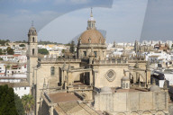 Cathedral of San Salvador, Jerez de la Frontera, Cadiz province, Andalucia, Spain, Europe