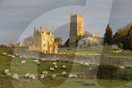 St James' Church and Banqueting House of Campden House, Chipping Campden, Cotswolds, Gloucestershire, England, United Kingdom