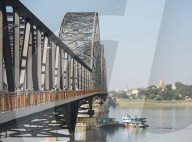 Sagaing Bridge, Mandalay, Mandalay Region, Myanmar