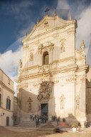 Exterior of Basilica di San Martino, Centro Storico, Martina Franca, Puglia, Italy, Europe