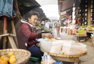 Hsipaw Morning Market, Hsipaw, Shan State, Myanmar, Asia