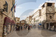 Clock Tower, Stari Grad (Old Town) of Kotor, Bay of Kotor, Montenegro