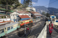 India, North-West India , The Kalka‚ÄìShimla Railway, The Himalaya Queen toy train at Shimla railway station