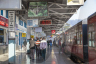 India, North-West India , The Kalka‚ÄìShimla Railway, The Himalaya Queen toy train at Shimla railway station